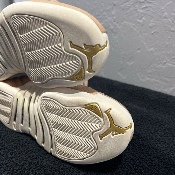 🔥🏀 Air Jordan XII Retro Vachetta Tan Women Sz 6.5 - Rare Special Edition - GUC - Picture 11 of 12